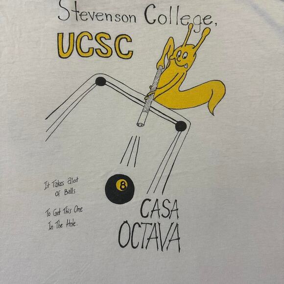 Vintage 1992 hanes beefy tee UCSC Stenvenson college shirt - Picture 4 of 6